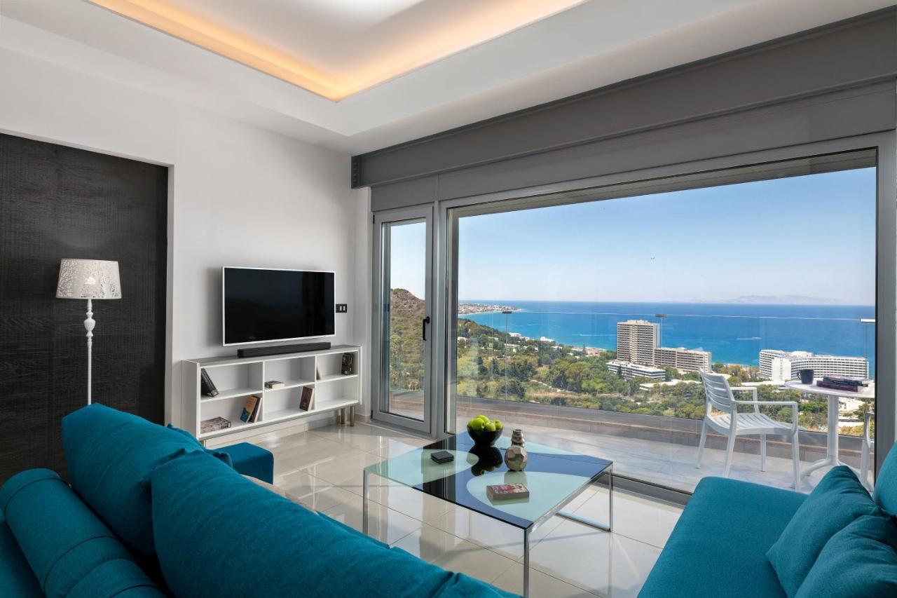 Rhodes Skyline Suites Ixia  Exterior foto
