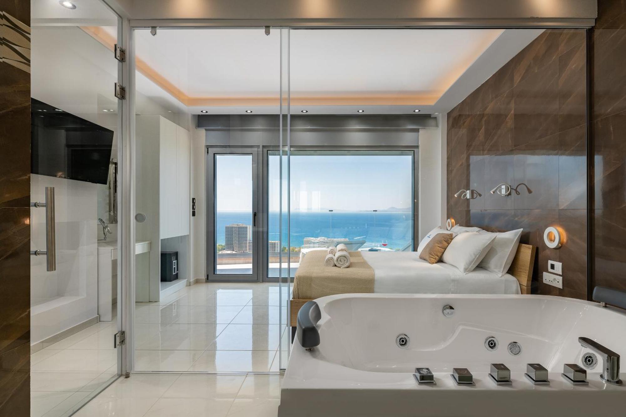 Rhodes Skyline Suites Ixia  Exterior foto